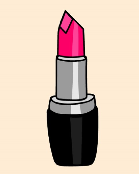 Стилизованная помада