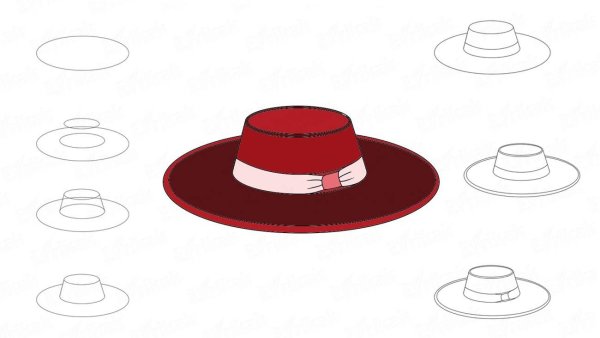 Рисование на шляпках