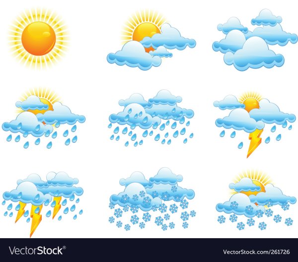 Погодные условия вектор