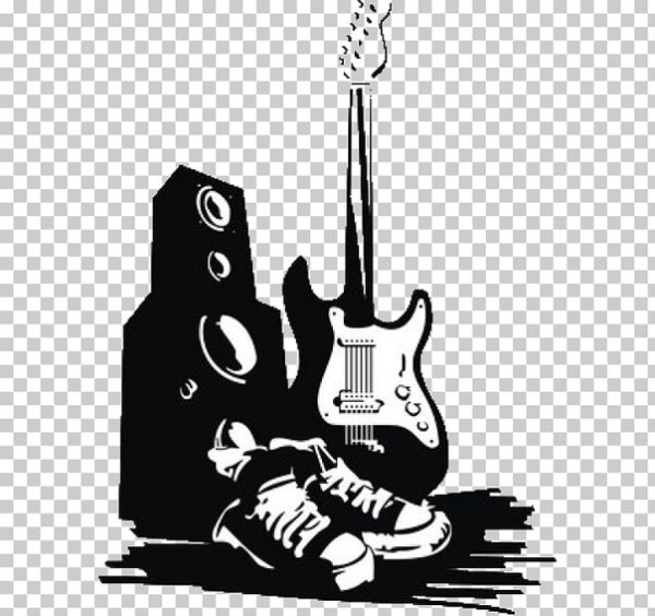 Трафареты в стиле рок