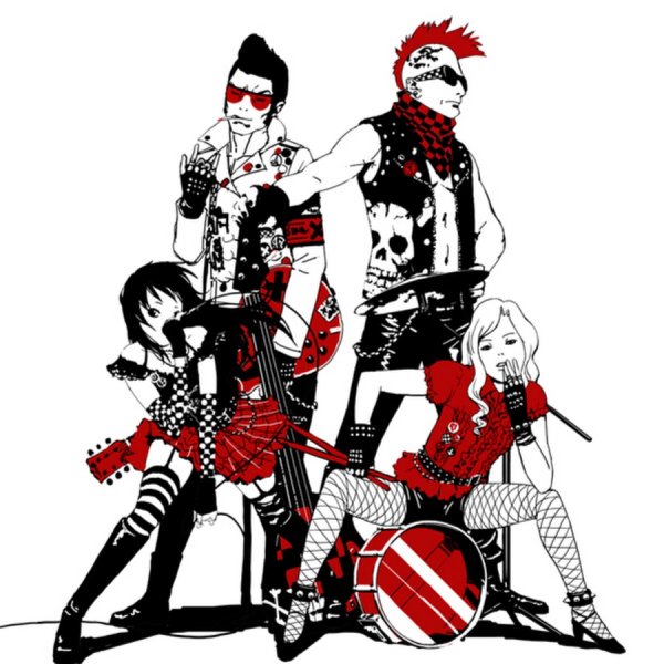 Иллюстрации в стиле панк-рок