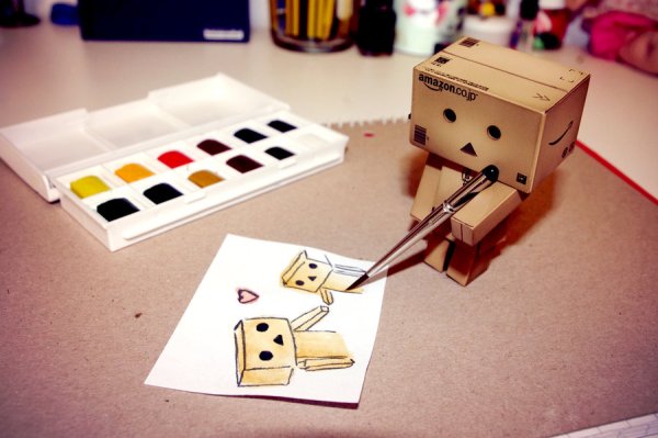 Картонный человечек