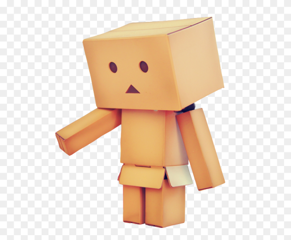 Картонная коробка без фона