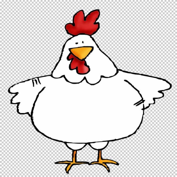 Курочка раскраска для малышей