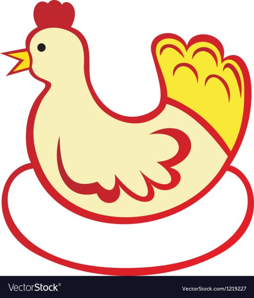 Курица раскраска для детей