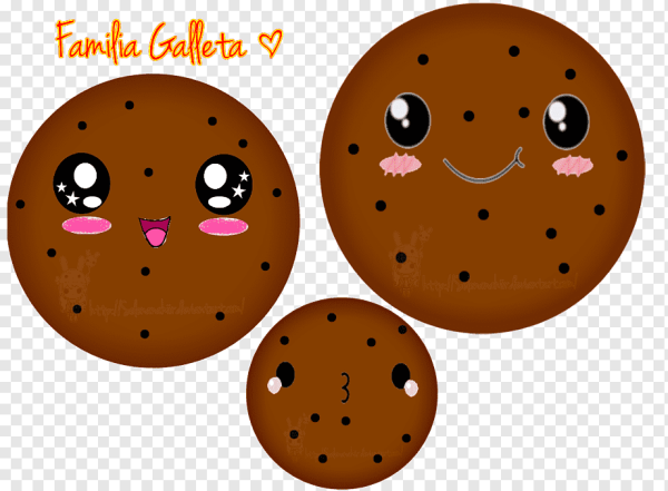 Круглая печенька рисунок