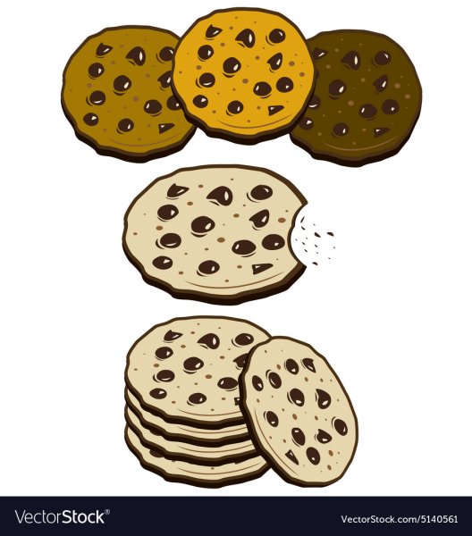 Овсяное печенье вектор