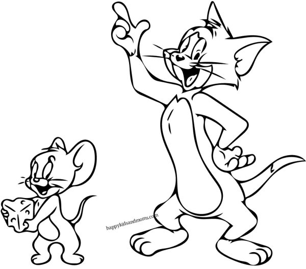 Том и Джерри рисунок
