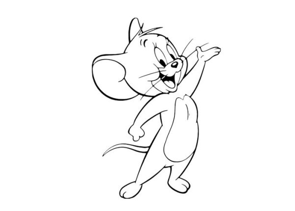 Трафареты на окна том и Джерри