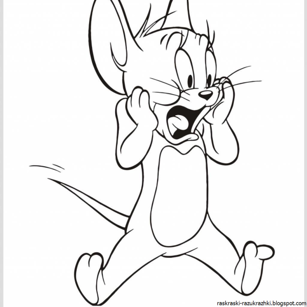 Том и Джерри. Раскраска