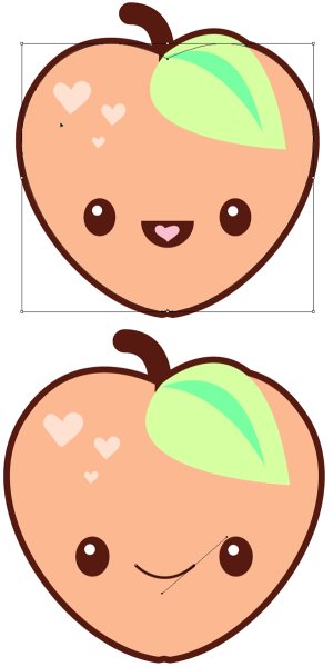 Кавайные фрукты