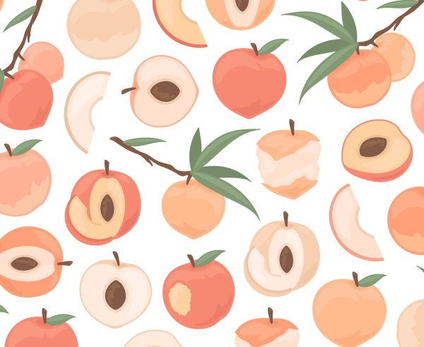 Персиковый паттерн