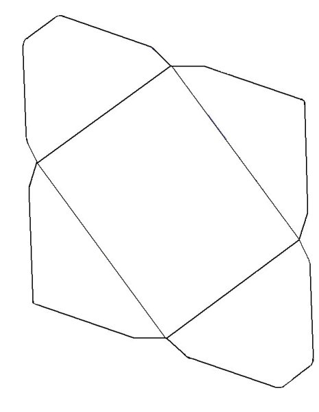 Развертка конверта