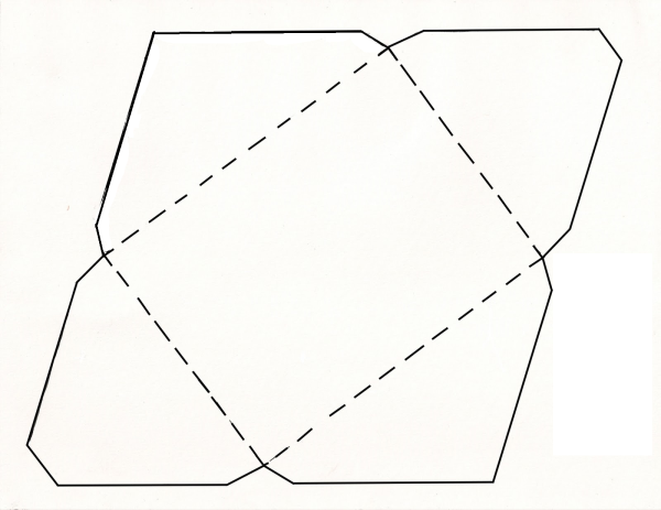 Трафарет конверта