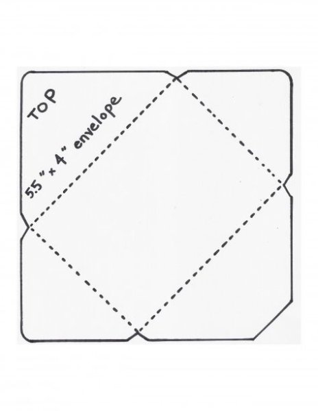 Развертка конверта