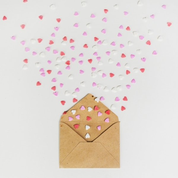 Конверт с сердечком