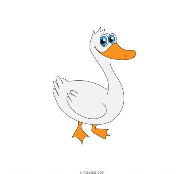 Гуси мультяшные