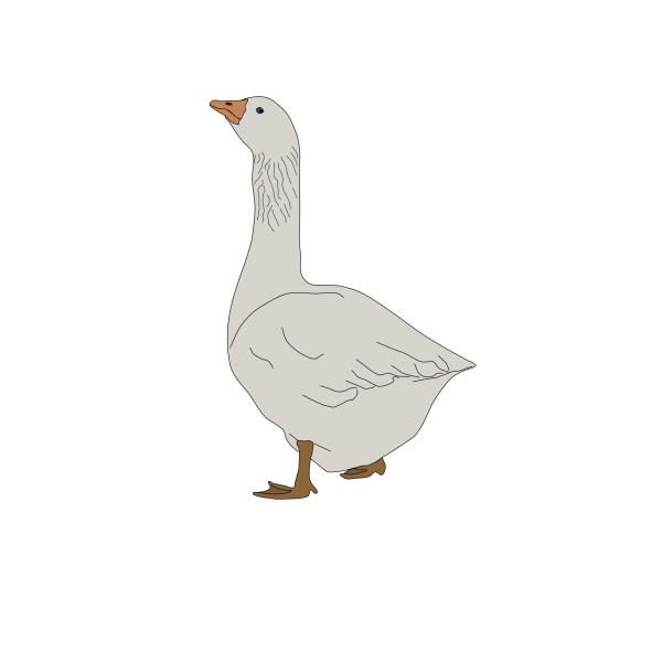 Нарисовать гуся