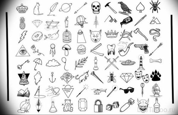 Тату эскизы маленькие