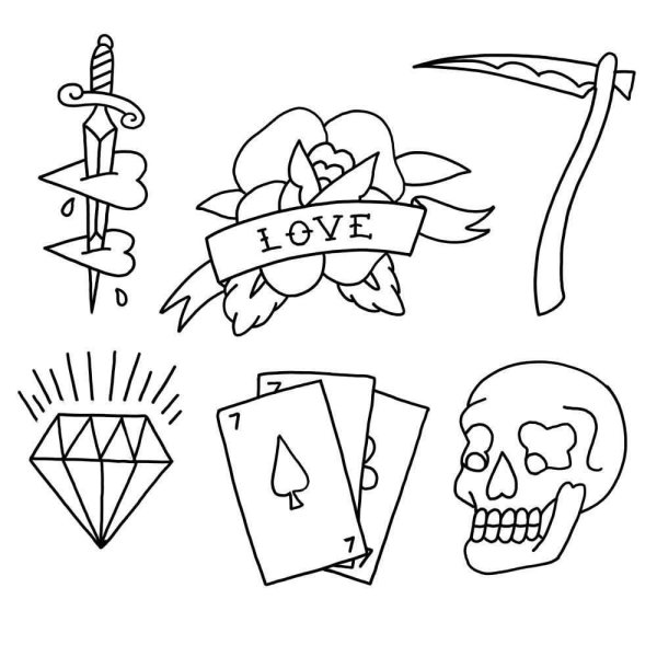 Партак тату эскизы