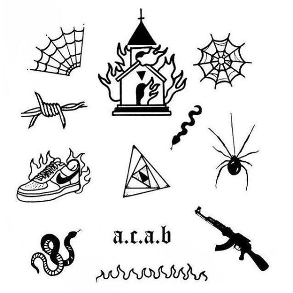 Эскизы маленьких татуировок для мужчин