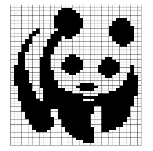 Схемы рисунков по клеточкам