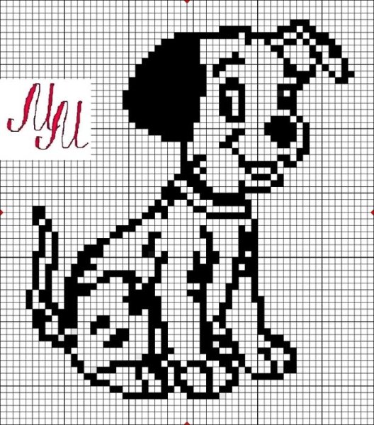 Схемы для вывязывания рисунков