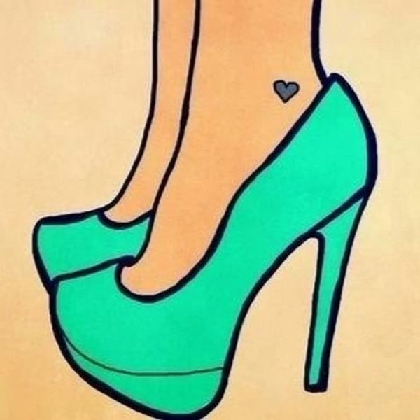 Раскрасить туфли
