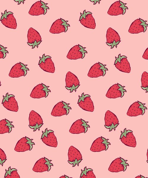 Принт клубника