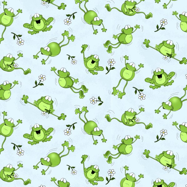 Фон с лягушками