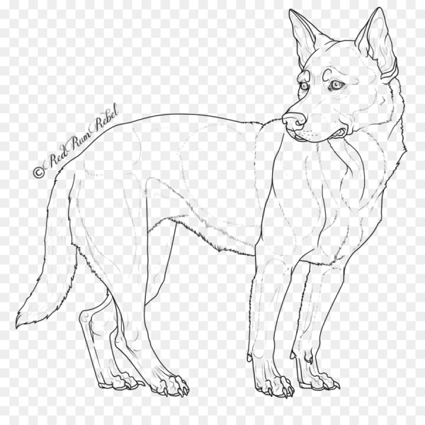 Раскраска овчарка