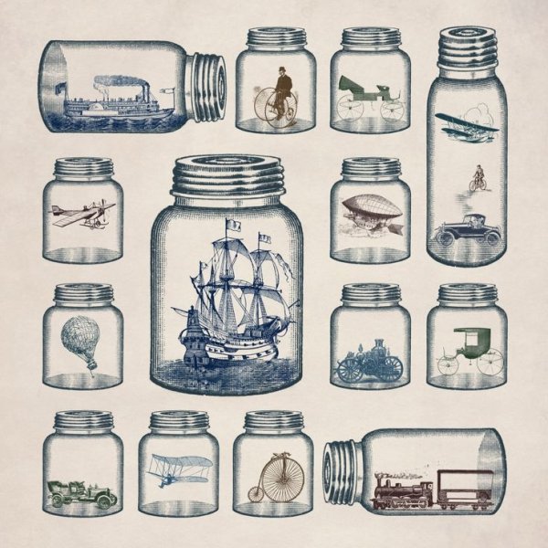 Стикеры для распечатки баночки