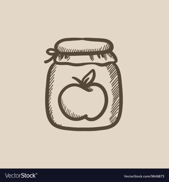 Баночка варенья раскраска