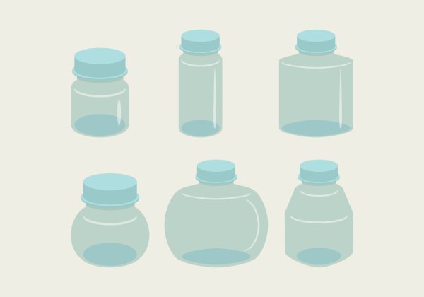 Баночка вектор