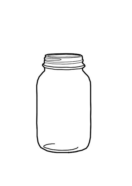 Банка раскраска для детей