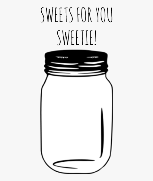 Банка прозрачная раскраска