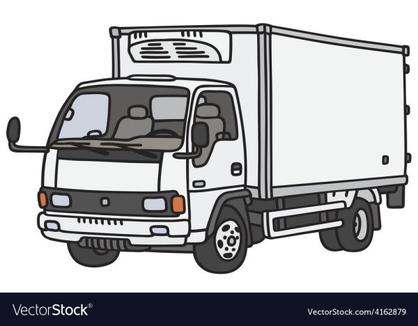 Рисунок небольшой грузовик