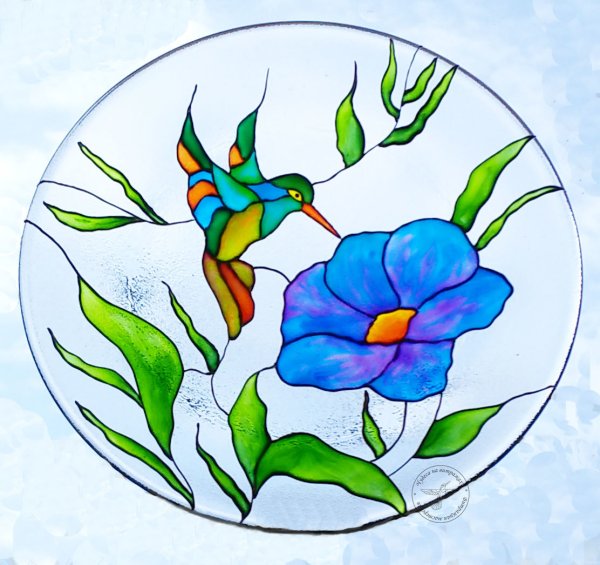 Витражные тарелки