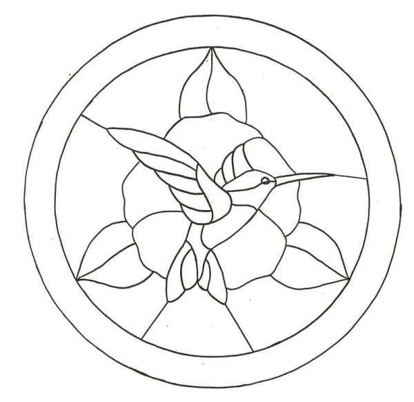 Витражные трафареты