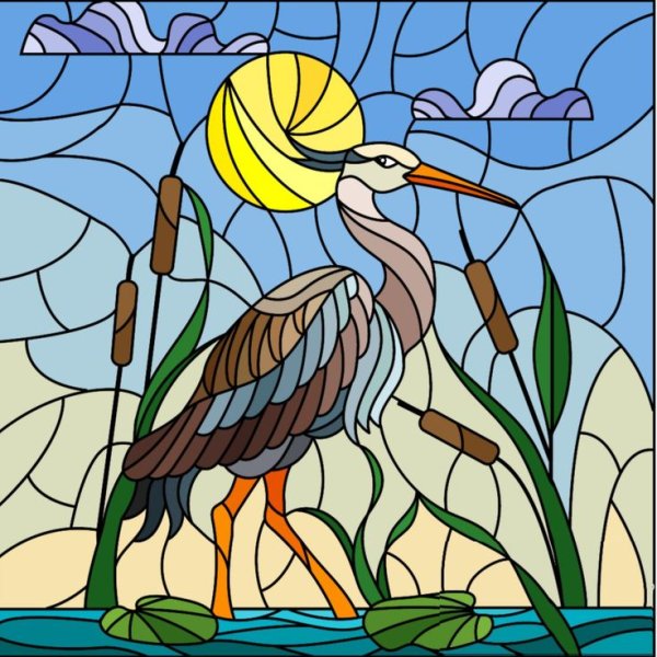 Витражи Раскрашенные