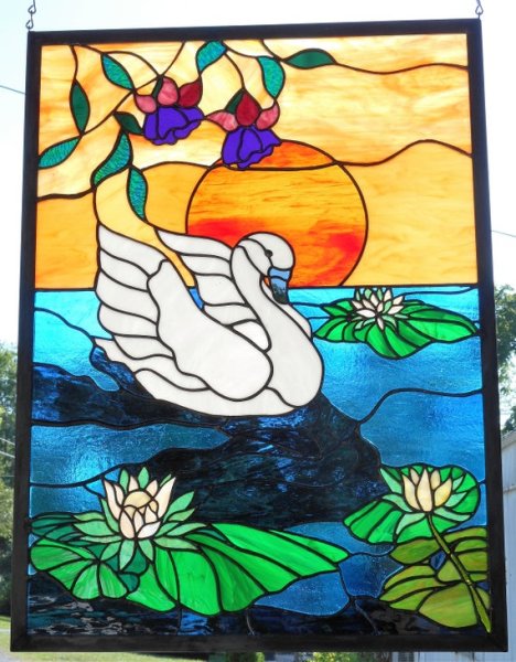 Витраж на бумаге для детей