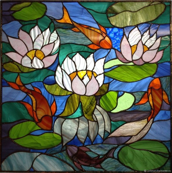 К витраж Тиффани кубизм