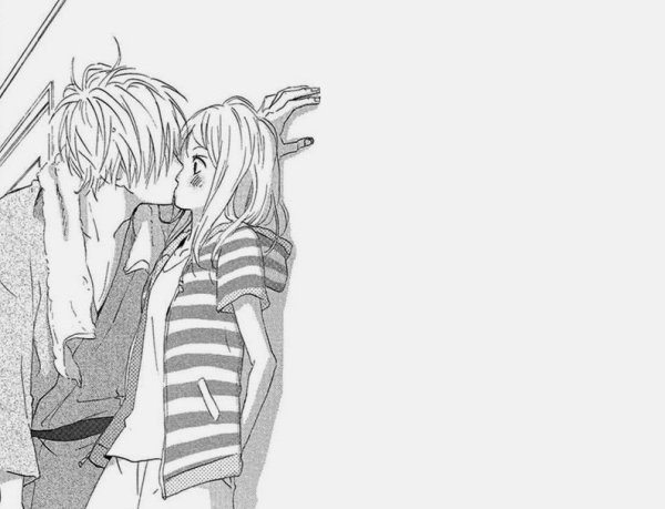 Аниме пары чб