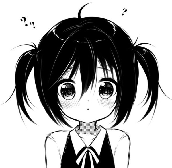 Аниме чёрно белые