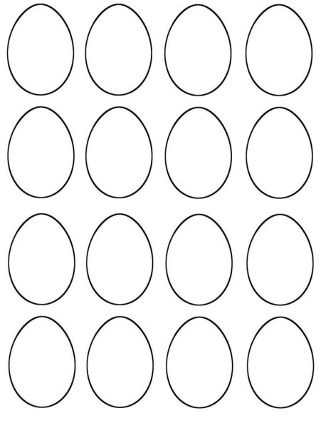 Яйцо шаблон