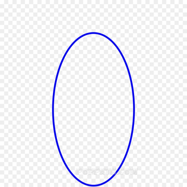 Синий овал
