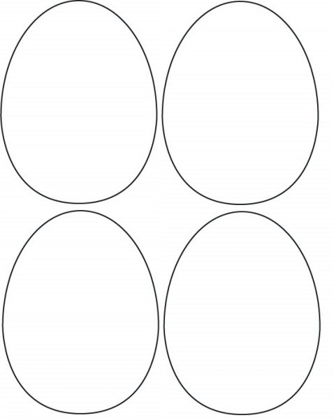 Яйцо шаблон