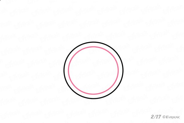 Круг нарисованный