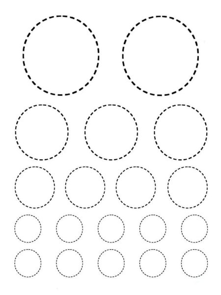 Раскраска круг