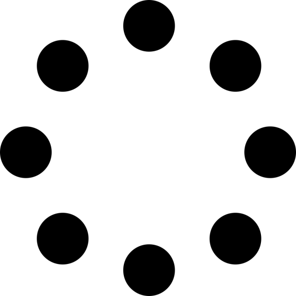 Трафарет маленьких кружков
